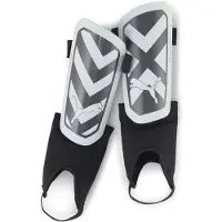 Puma ULTRA Light Ankle Unisex Scheenbeschermer - Black-White - Maat S