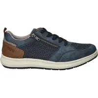 Rieker Sportieve veterschoen marine / bruin
