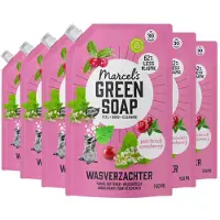 Marcel's Green Soap Wasverzachter Navulling - Patchouli & Cranberry - 6 x 750ml - 180 wasbeurten