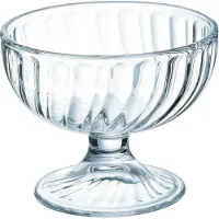 Arcoroc Set van 6x stuks ijs/sorbet coupes op voet van glas 220 ml - IJscoupes