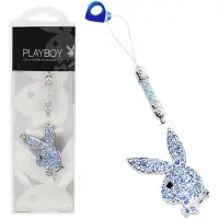 Playboy Bunny - hanger - Swarovski - blauw