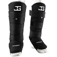 Joya Joyagear Velcro Scheenbeschermers - Katoen - Zwart - S