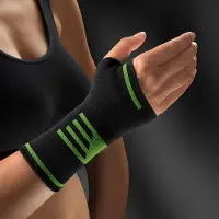 Bort ActiveColor Sport Duim- en Handbrace – Duim Bandage – Hand Brace Links & Rechts - Geschikt voor Artrose, Overbelasting & Distorsie, Maat: S - Kleur: Zwart/Groen