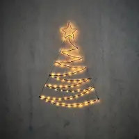 Luca Lighting Kerstboom 80 LED Kerstverlichting - 78x110 cm - Warmwit