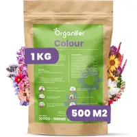 Organifer - Plukbloemen mengsel – Colour – 32 soorten Snijbloemen (1 kg voor 500 m2)