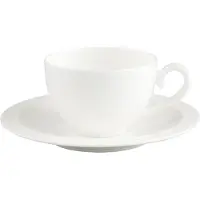 Villeroy & Boch White Pearl koffiekop + schotel