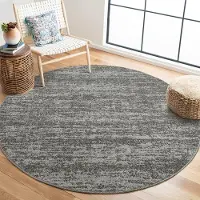 Muratap Relax oslo laagpolig effen vloerkleed rond modern tapijt - 150 cm rond
