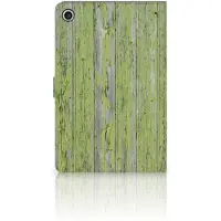 B2Ctelecom Lenovo Tab M10 Plus 3rd Gen 10.6 inch Tablet Book Cover Green Wood