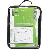 Pro Garden Tuintafelhoes | | 200 x 95 x 60 cm (Polyester, Zwart)