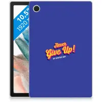 B2Ctelecom Samsung Galaxy Tab A8 2021/2022 Back cover met naam Never Give Up