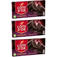 Côte d'Or chocoladereep - Noir de Noir - 400g x 3