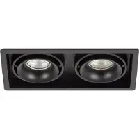 Ks Verlichting Inbouwspot Bjorn 2 zwart set 6 stuks