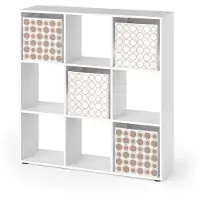 Vicco Nove Ruimteverdeler – 104 x 108 cm met 4 vouwdozen opt.2 Wit