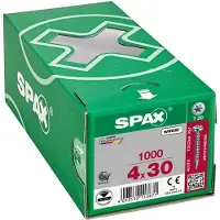 Spax 0201010400305 R 88093 Ruko m.Spitze/T-STAR Bolkop houtschroef 4 mm 30 mm T-STAR plus Staal WIROX 1000 stuk(s)