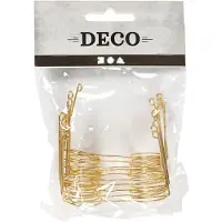 Packlinq Bril, B: 60 mm, gatgrootte 21 mm, goud, 10 stuk/ 1 doos