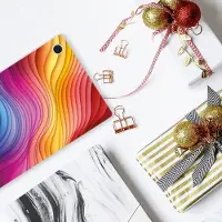 B2Ctelecom Back Cover voor Samsung Galaxy Tab A8 2021/2022 Regenboog