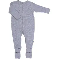 Joha - Kid's 581 Nightsuit 2-In-1 Foot Basic - Overall 90, purper/grijs