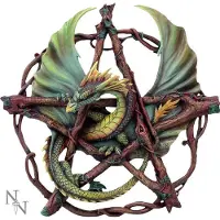 Nemesis Now Beeld/figuur Forest Pentagram Dragon Groen/Bruin