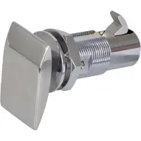 Talamex Flush Cabinet Latch Deluxe Oval Handle Zilver