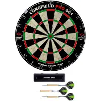 Longfield Games Dartbord Longfield professional 45.5 cm met 3x goede kwaliteit