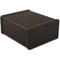 Hammond Electronics 1455N1202BK Profielbehuizing 120 x 103 x 53 Aluminium Zwart 1 stuk(s)
