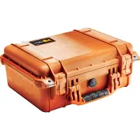 Peli Case 1450NF Koffer Medium oranje zonder schuim