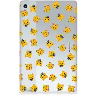 B2Ctelecom Hippe Hoes voor Lenovo Tab M10 Plus (3e generatie) Katten Emojis