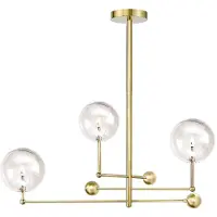 Toolight App918-3Cp Hanglamp Goud 95X95X95Cm