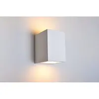 Integral wandlamp Arta decoratief overschilderbaar gips voor 1x G9 lichtbron | G9 | Max 1X40W exclusief