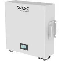 V-TAC VT-48100-W2 Batterijopslag - 5kWh - Binnen- batterijen - Wit - 5 Jaar - IP20
