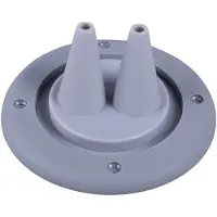 Nuova Rade Stuurkabel doorvoer met montage ring Grijs