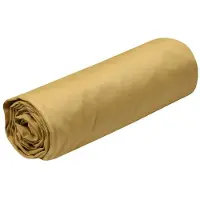 Stof Textiles Hoeslaken Elysee - 1-persoons - 90 x 190 cm - okergeel - premium kwaliteit - percal katoen - 30 cm matrasdikte