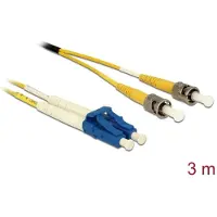 DeLOCK Cable Optical Fibre LC Duplex to ST Duplex Singlemode OS2 3 m