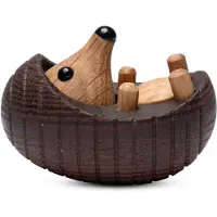 Spring Copenhagen Spike egel decoratie 4 cm Thermo Ash