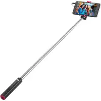 Hoco Selfie Stick K5 Opvouwbaar 3.5 mm Headphone Jack - Zwart