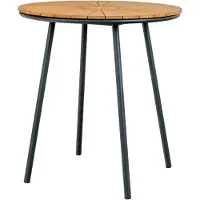 House Nordic Tuintafel Cleveland teakhout | hout naturel 70x70x74 cm tuintafels | NADUVI