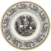 Villeroy & Boch 6x Villeroy & Boch Audun Ferme, Bord, Geel, Grijs