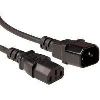 ACT AK5215 Netsnoer LSZH C13 | C14 | Zwart | 1,8 meter