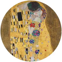 Reinders Plexiglasschilderij Klimt De Kus - Ø 70 - Acrylglas -