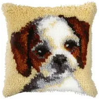 Kanex Knooppakket kleine knoopkussen hond - 25.5x25.5 cm - 4019