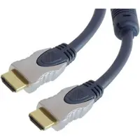 Shiverpeaks High Speed HDMI Kabel mit Ethernet, vergoldete Kontakte, 2x Ferrit, ULTRA HD, 3D, 1m