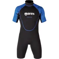 Mares Aquazone Manta 2.2 Mm Short Sleeve Shorty Zwart 3XL Man
