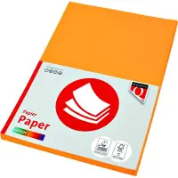 Quantore - Kopieerpapier col-50 a4 160gr diepgeel | Pak a 50 vel | 10 stuks