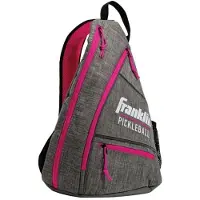 Franklin Pickleball Sporttas Rugzak grijs roze - Sling Bag - waterafstotend