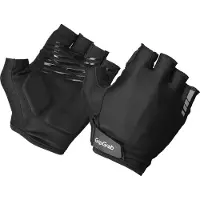 Gripgrab - RIDE Padded Korte Vinger Zomer Fietshandschoenen met Padding - Unisex - Zwart