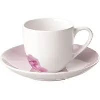 Villeroy & Boch Espressotasse mit Untertasse Rose Garden 70 ml