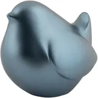 PT Living Decoratie Statue Fat Bird Metallic Dark Blue