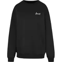 Brandit Sweatshirt 'Crewn. Carlsbad' zwart / wit