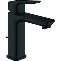 GROHE Cubeo Wastafelmengkraan - M-size - uitloop 11.6cm - opbouw - zwart mat 1017562430