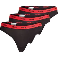 HUGO String rood / zwart